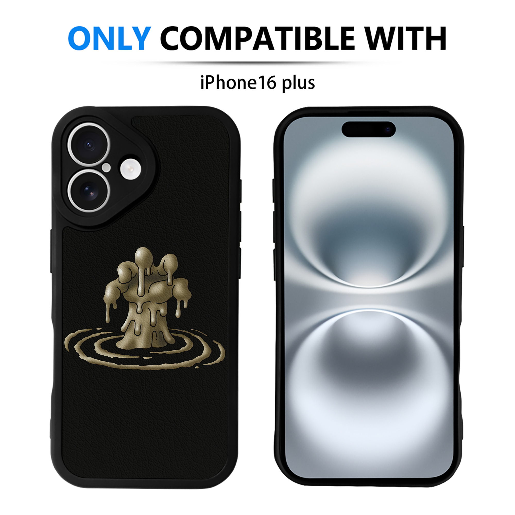 （画像用） ドラゴンクエスト Doragon Kuesuto Dragon Quest 【iPhone 16シリーズ対応】シリコンスマホケース（レザー調） 材質：シリコン